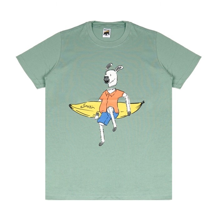 House of Smith Kaos Pria Lengan Pendek - Alpana Sage Green