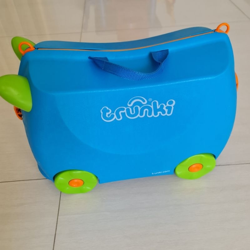 Koper Ride on Trunki Biru Preloved