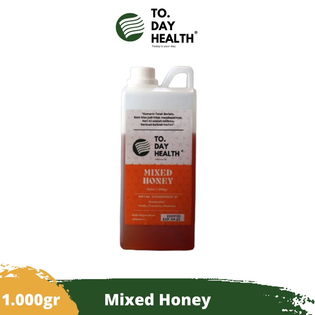 

CODEBARANG364GFN Today Health Mixed Honey 1kg Madu Hutan Pilihan RGB