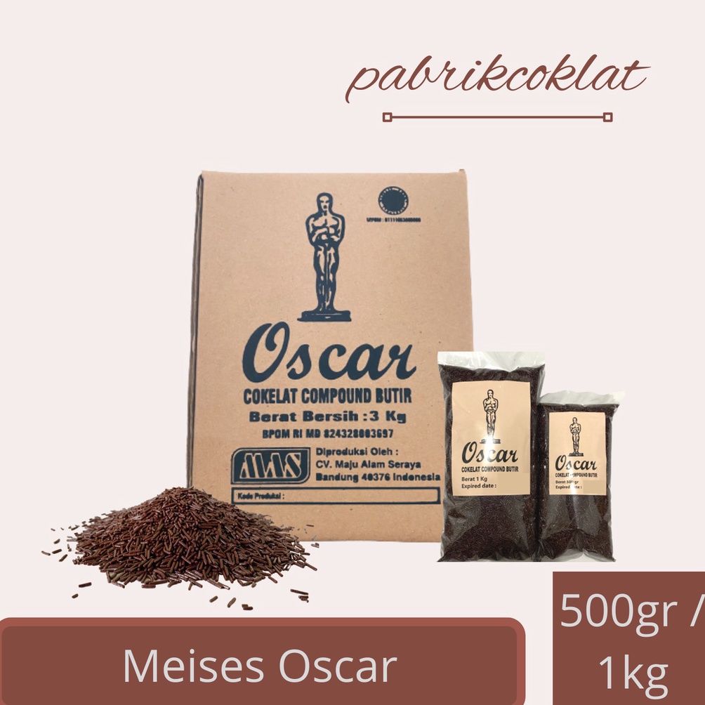 

PROMO7SQJ OSCAR Meises Coklat Butir Meses Coklat 5g 1kg repack 166