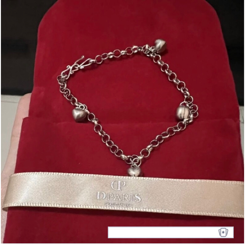 Gelang Kaki Anak DParis Silver