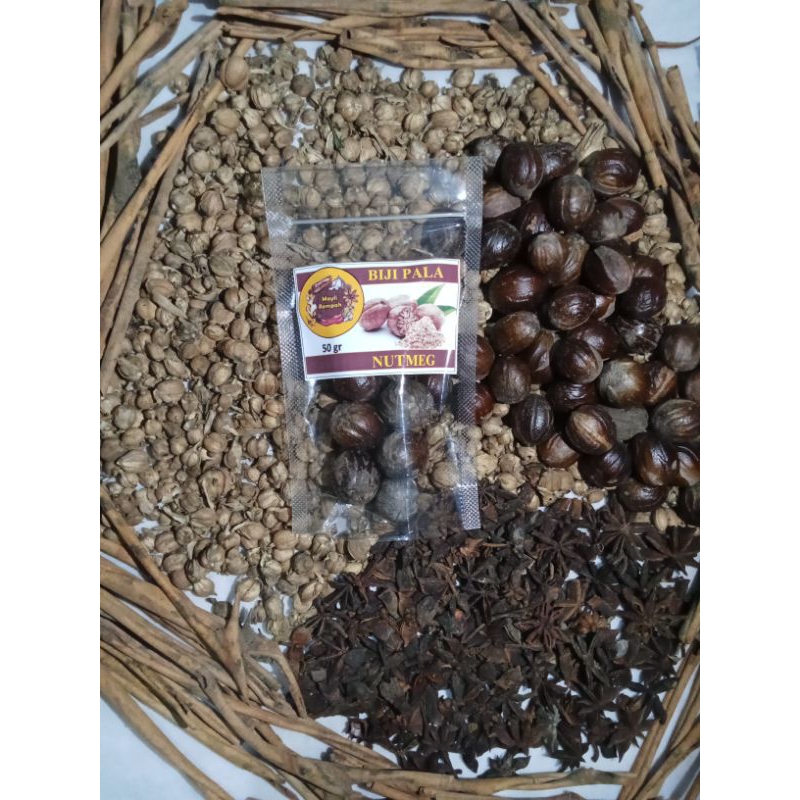 

BIJI PALA.NUTMEG.NUTMEG.KUALITAS SUPER.KERING