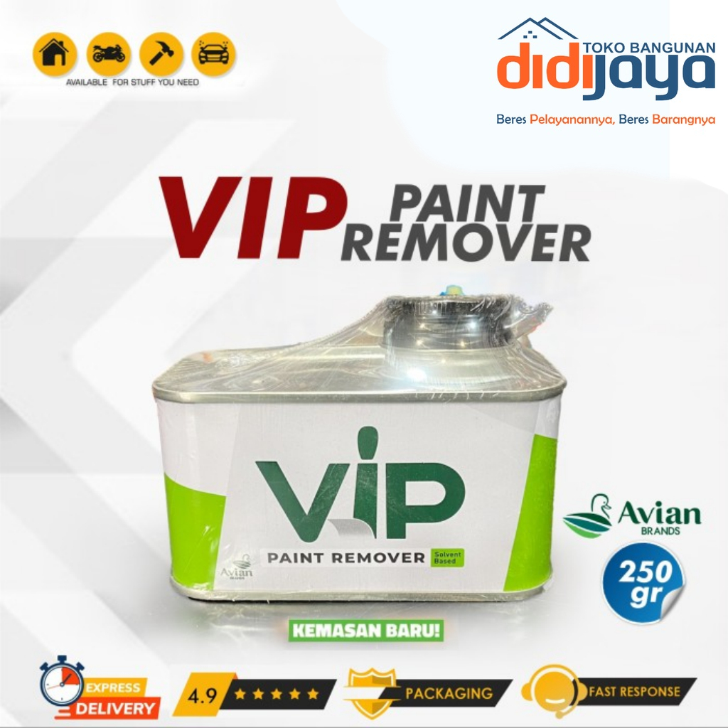 Cat Remover - Pengilang CAT - PAINT REMOVER VIP 250GR - PERONTOK CAT VIP