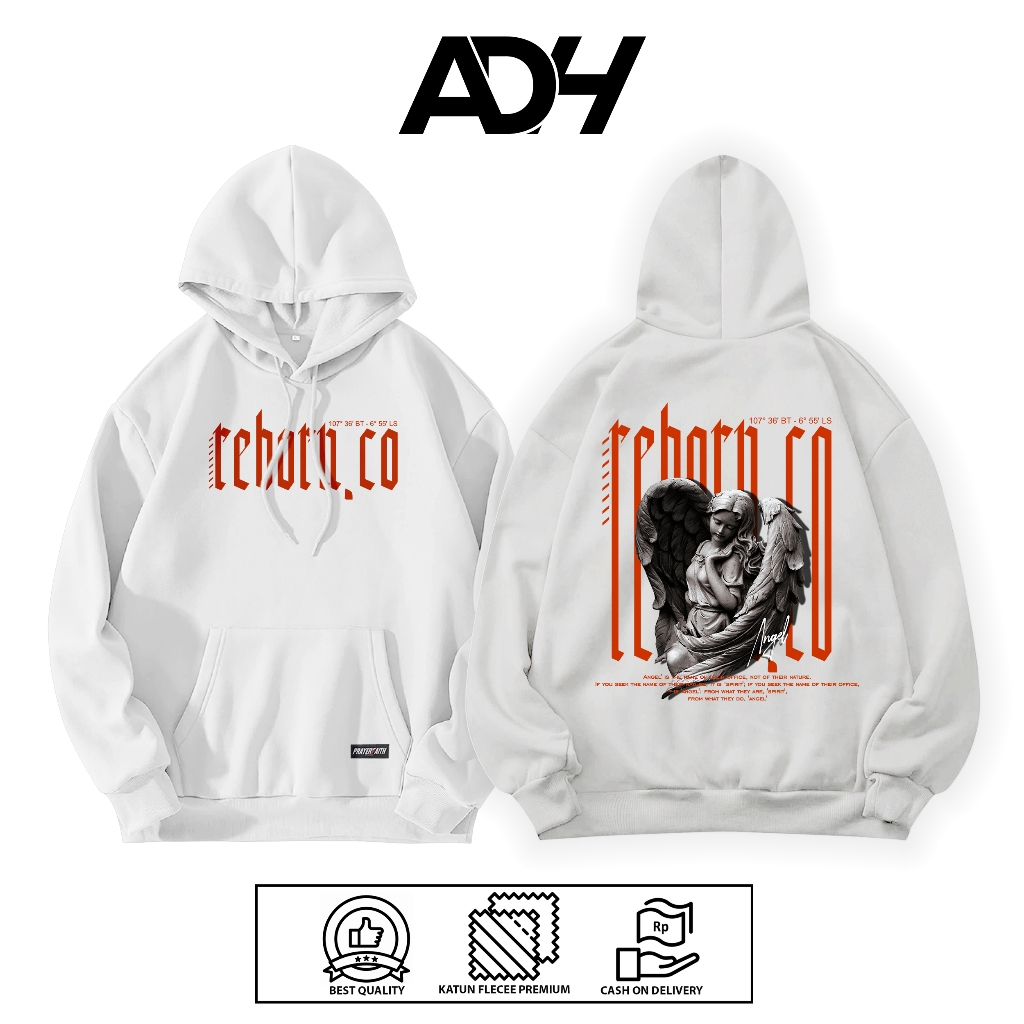 Sweater Hoodie Pria Hitam Sunmori Cowok Motif Keren