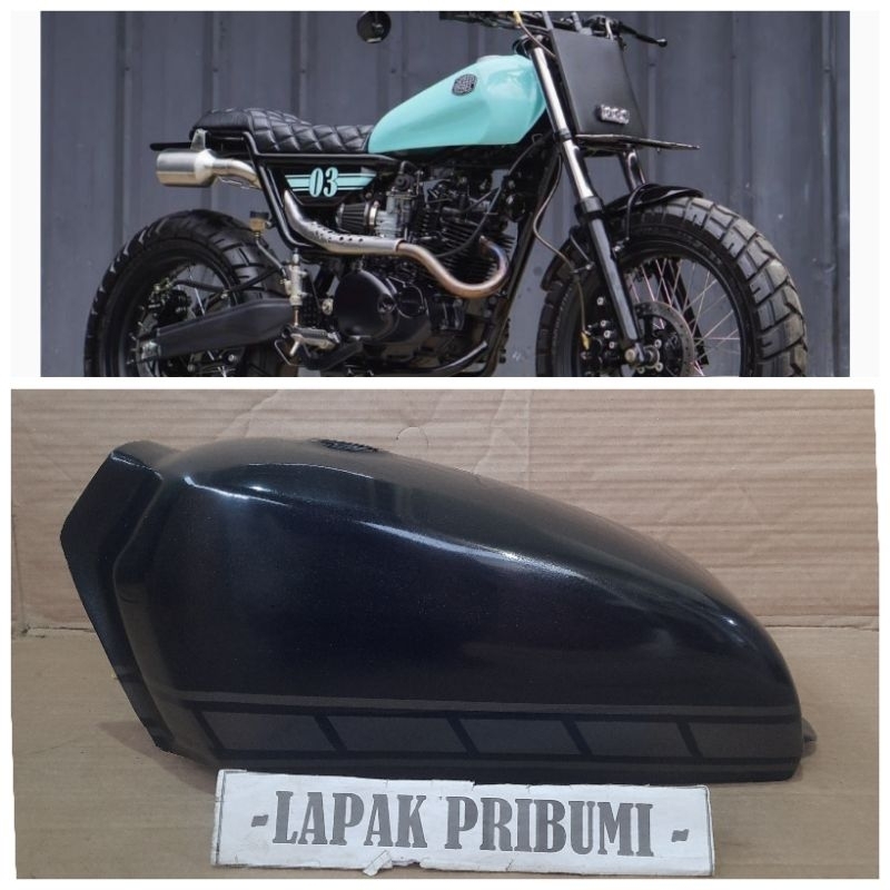 Tangki custom japstyle elsinor trail jadul elsinori elsinore deus scrambler