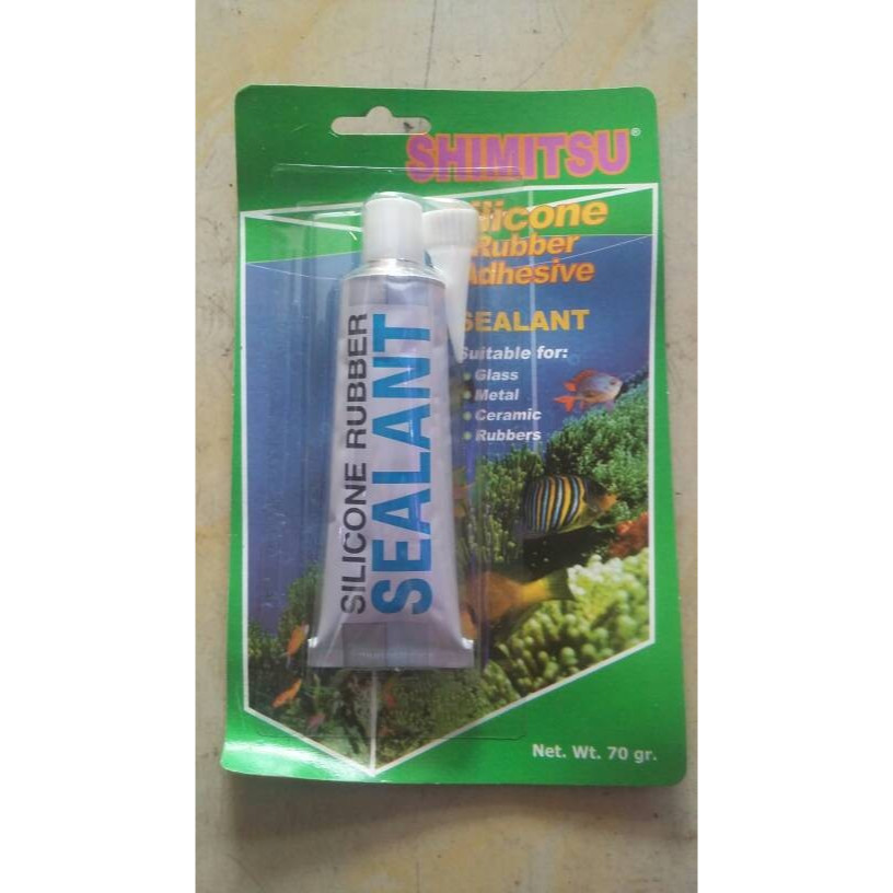 LEM KACA / LEM AQUARIUM / LEM SILICONE / SILIKON AQUARIUM AQUASCAPE SEALANT TUBE