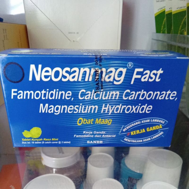 

neosanmag fast - rasa mint per strip