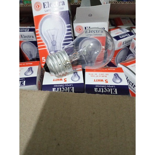Electra 5 watt clear kuning