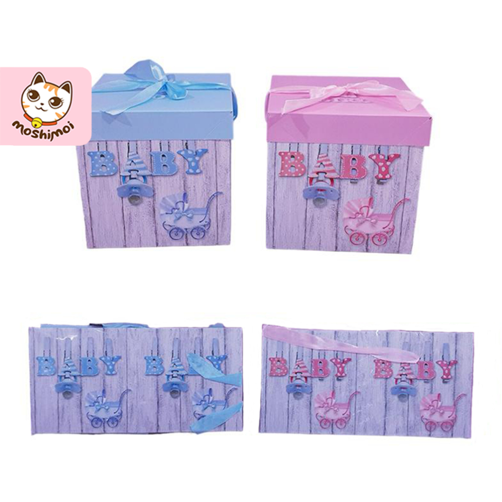 

Gift box/Hampers/Kotak Kado/Kotak Hadiah/Box Bingkisan Motif Stroller Baby Rakitan