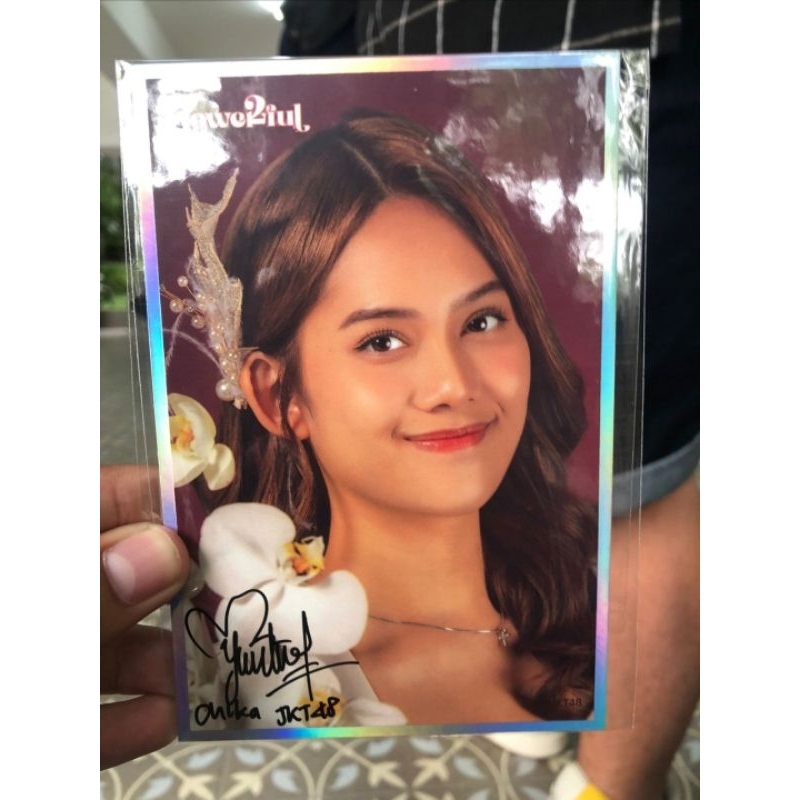 PHOTOPRINT CHIKA BENEFIT ROSE FLOWERFUL JKT48
