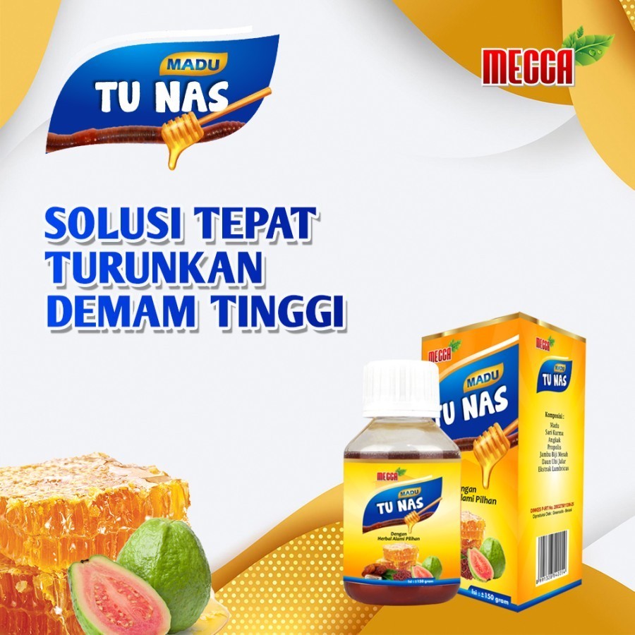 

Madu TUNAS - Herbal/ Obat Turun Panas Demam Tinggi - TU NAS Mecca 150 Gram