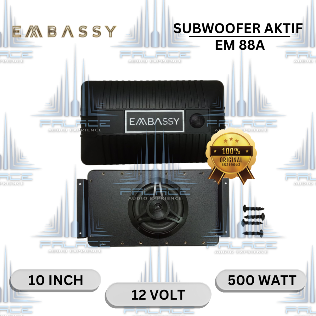 Subwoofer Aktif 8 Inch - Subwoofer Cabinet Embassy EM 88A