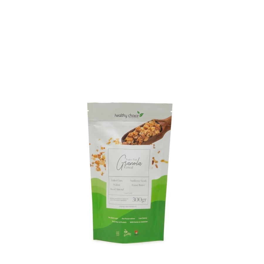 

Healthy Choice Nutty Nut Granola Cereal 300gr