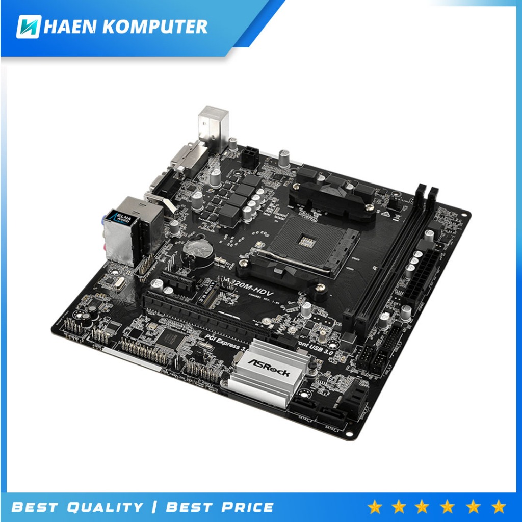 Mobo Asrock A320M HDV Second AMD AM4