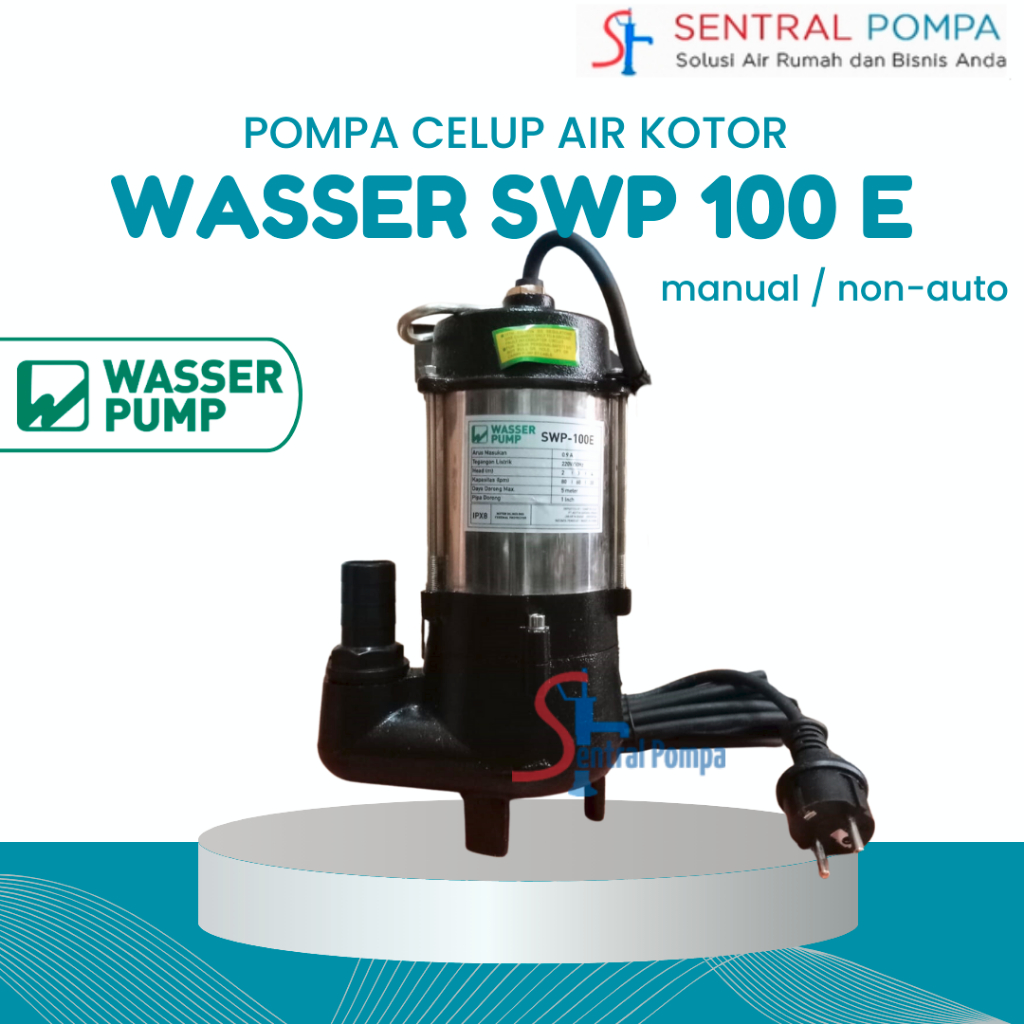Wasser SWP 100 E Pompa Celup Air Kotor 100 watt Sewage Pump