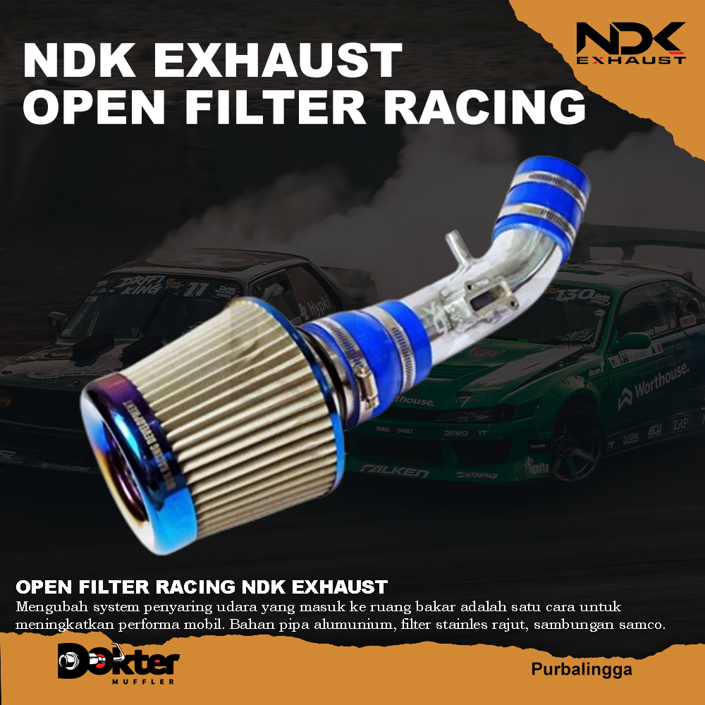 OPEN FILTER RACING NDK EXHAUST SARINGAN UDARA RACING NDK EXHAUST