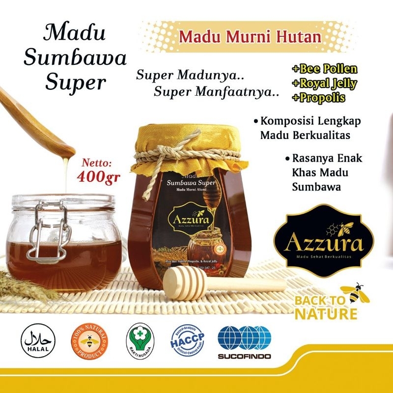 

Madu Sumbawa Super 400 gr Murni Alami