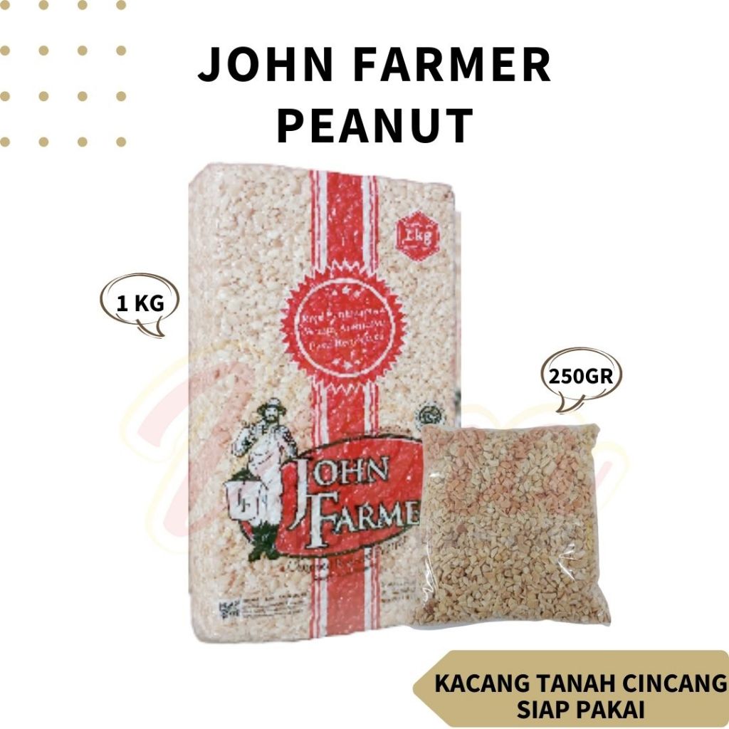 

John Farmer Peanut / Kacang Cacah / Kacang Sangrai REPACK 250gr