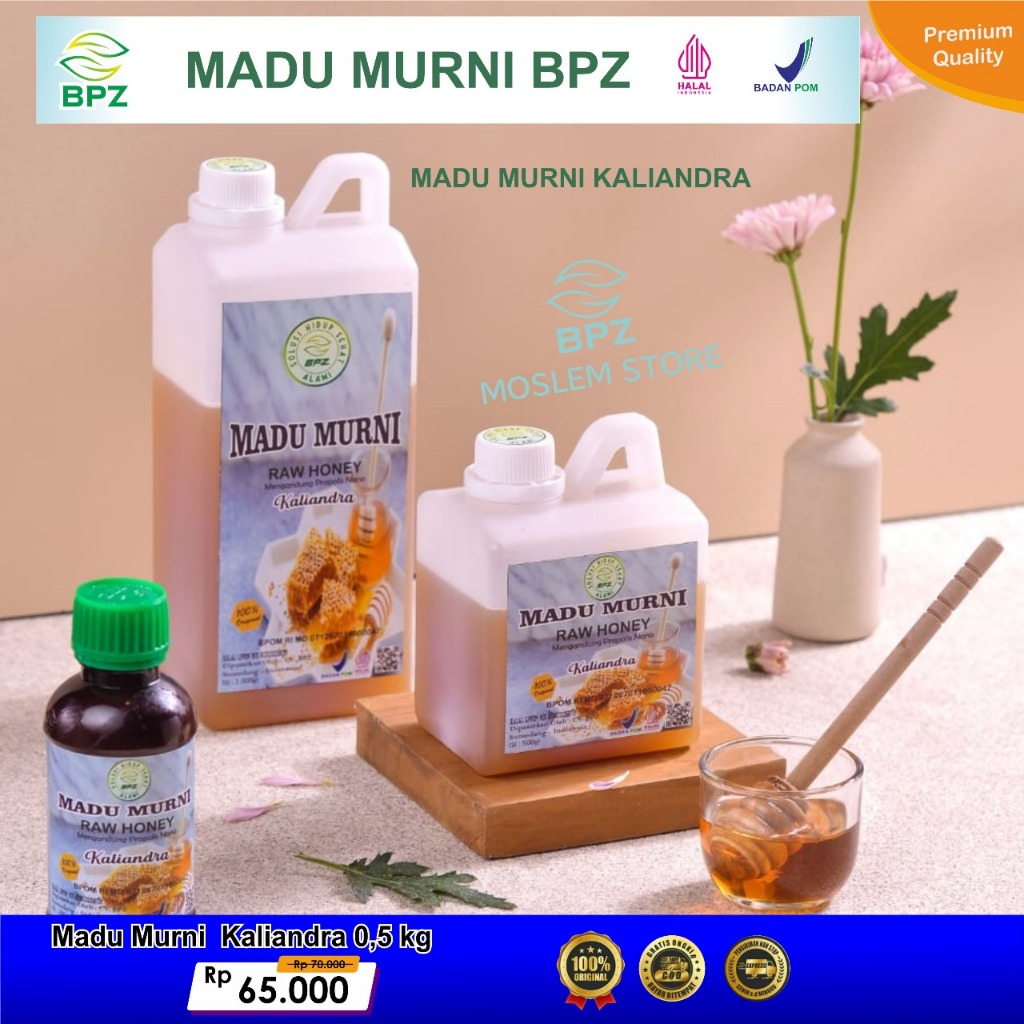 

Madu Murni Kaliandra BPZ kemasan 500 gram