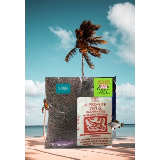 CODEBARANG284TYE 7812 pakan 1kilo ikan lele nila gurame bandeng pellet ukuran 2mm no2 ori by hi pro 