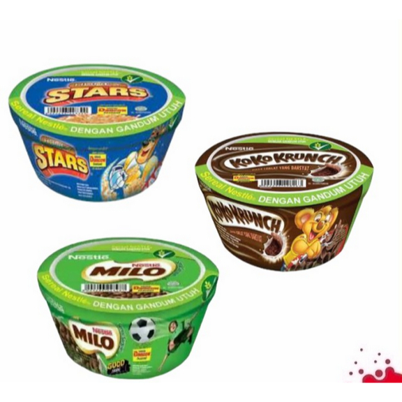 

[PGO] Nestle Koko Krunch Cereal Combo Pack 30gr Kemasan Cup / Milo Cereal Combo Pack / Honey Stars Cereal Combo Pack