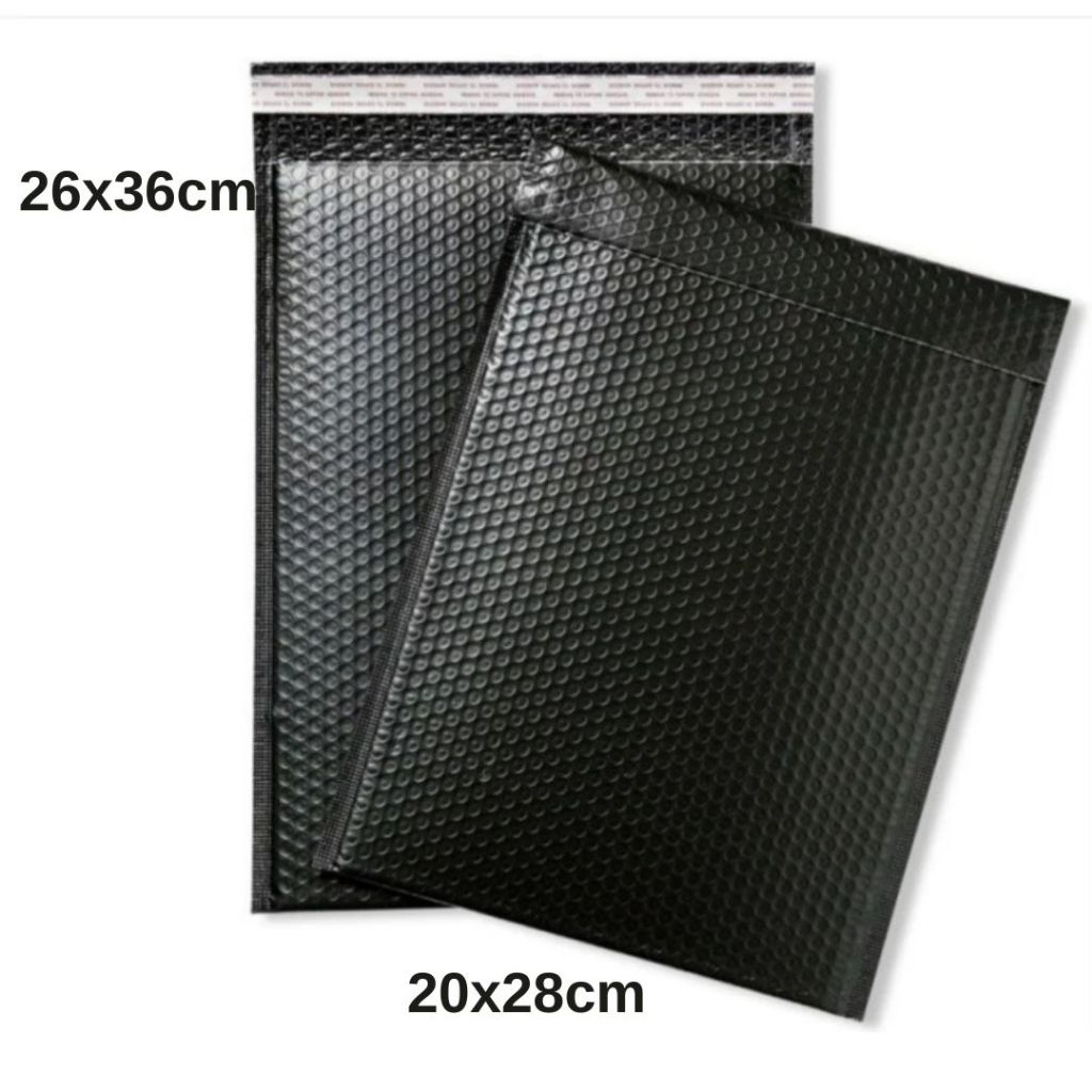 

Amplop Mailer Bubble Hitam Polos Polybubble Mailer Black Polos