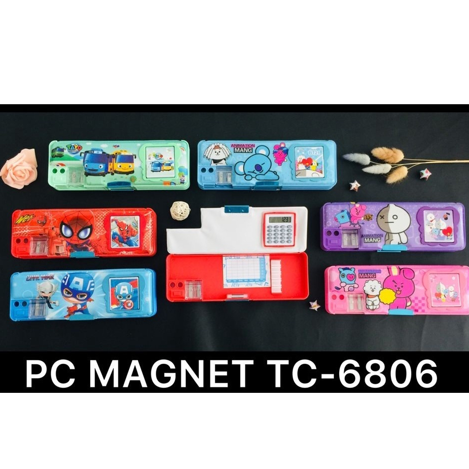 

PC MAGNET KALKULATOR TC-6806 + RAUT | KOTAK PENSIL MAGNET TC-6806