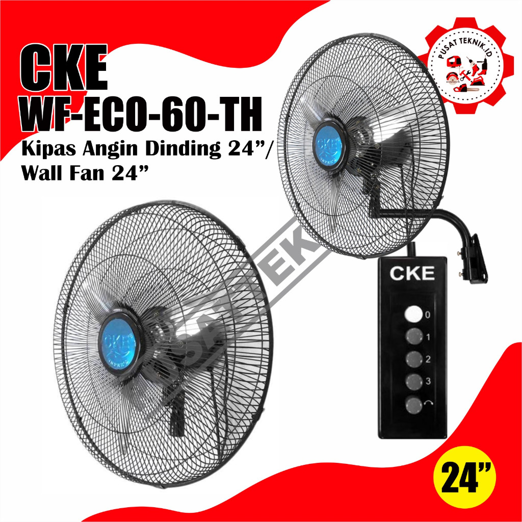 Wall Fan CKE WF-ECO 60-TH 24 Inch Kipas Angin Dinding Tembok Rumah