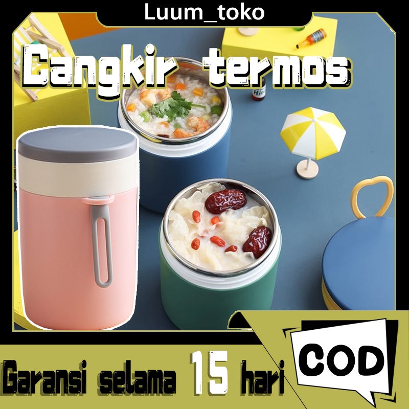 580ML  304 Baja tahan karat Termos stainless steel Gelas termos/Kotak makan termos/Mini