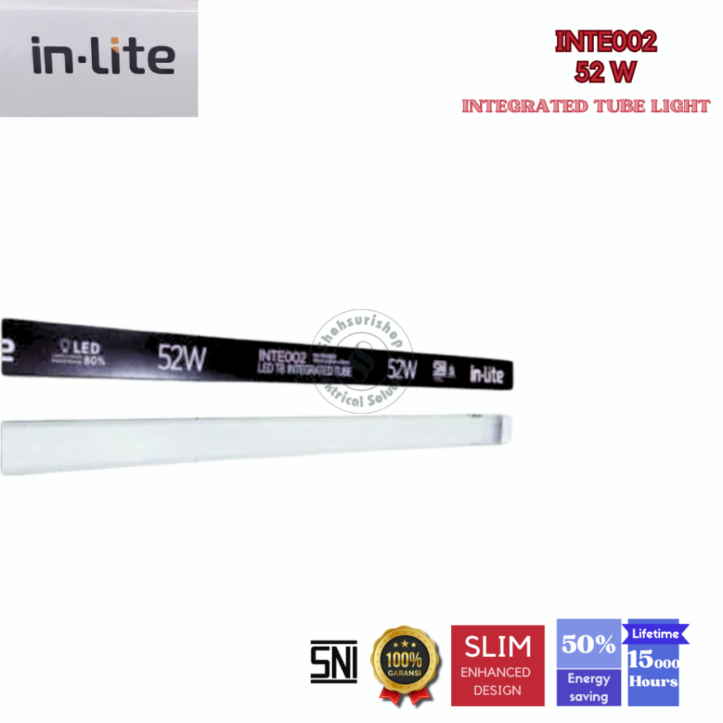 IN-LITE LED PRISMATIC INTE002 52WATT/LED T8 INTEGRATED TUBE 52WATT