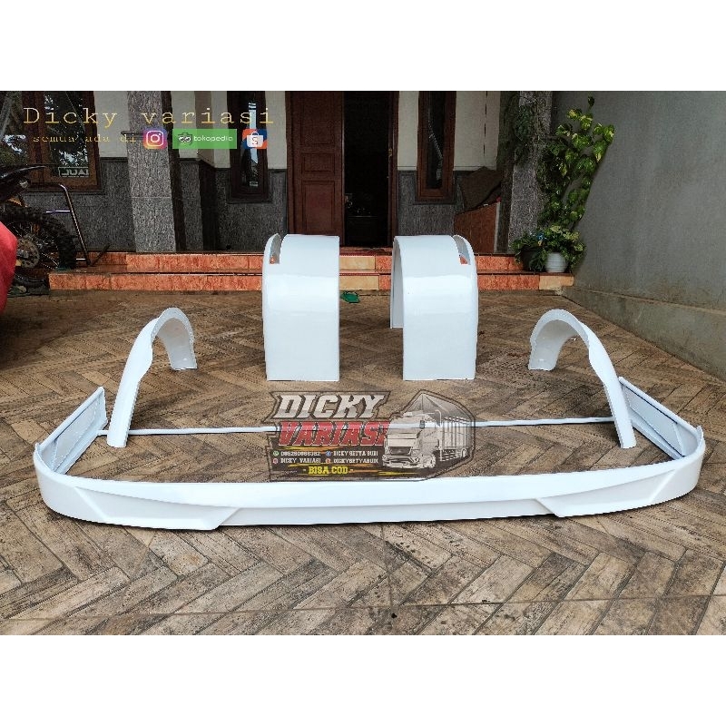 Slebor Depan Belakang sama Tambahan bemper Traga