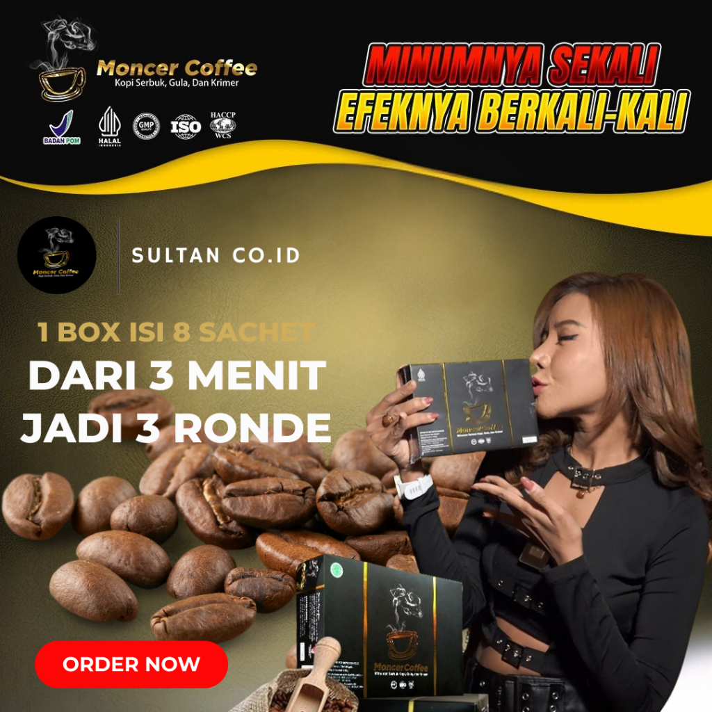 

Mucer Coffee Original Halal BPOM | Isi 8 Sachet Bisa beli Sachetan (Privasi Dijamin Aman)