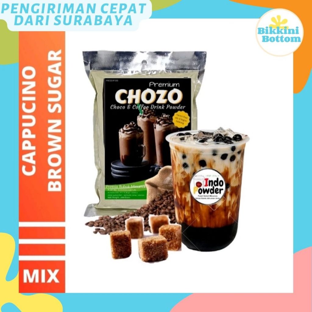 

Bubuk Minuman CAPPUCINO BROWN SUGAR 1 kg / Bubuk CAPPUCINO BROWN SUGAR 1 kg / CAPPUCINO GULA AREN Bubuk | INDOPOWDER CHOZO