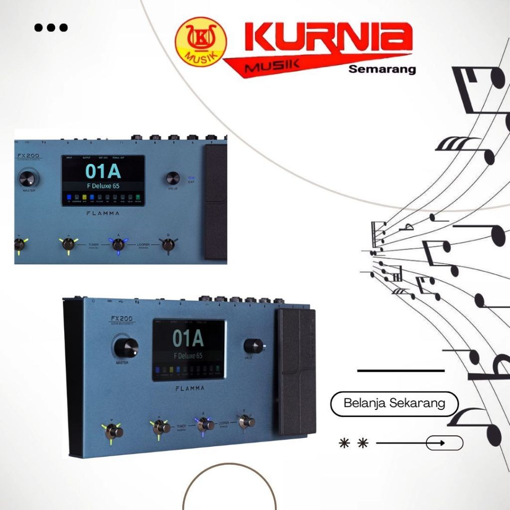 FLAMMA FX200 - FX 200 - FLAMMA FX 200 Guitar Multi Efek