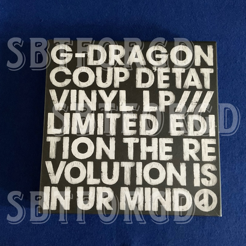 G-Dragon Coup D’Etat Vinyl LP Limited Rare Bigbang