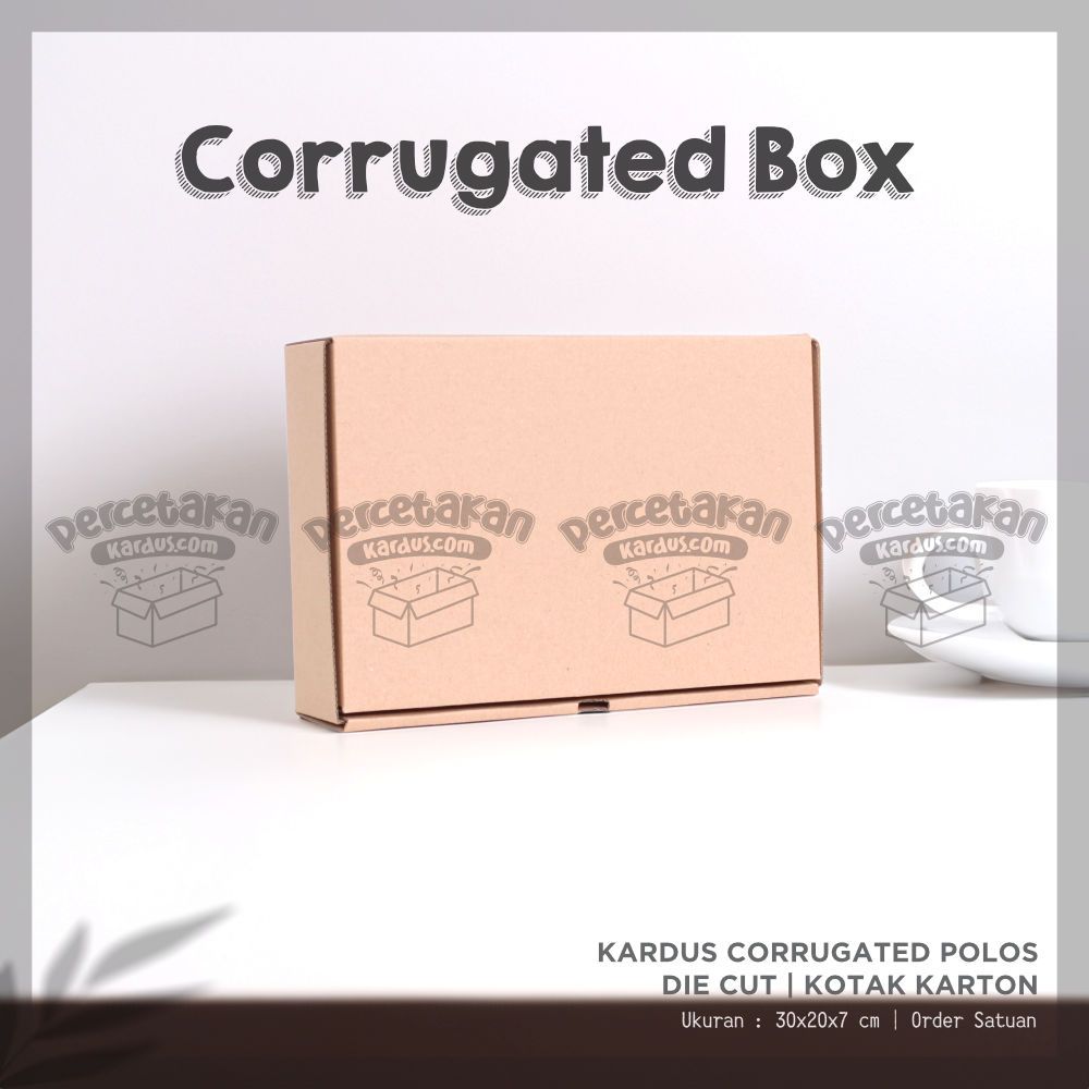 

Kardus Corrugated 30x20x7 CM | Die Cut | Kotak Karton | Box Packing Souvenir Pizza