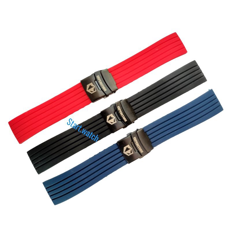 strap tali jam tangan expedition RUBBER STRAP TALI JAM EXPDITION 24MM Strap Tali Jam Tangan Expediti