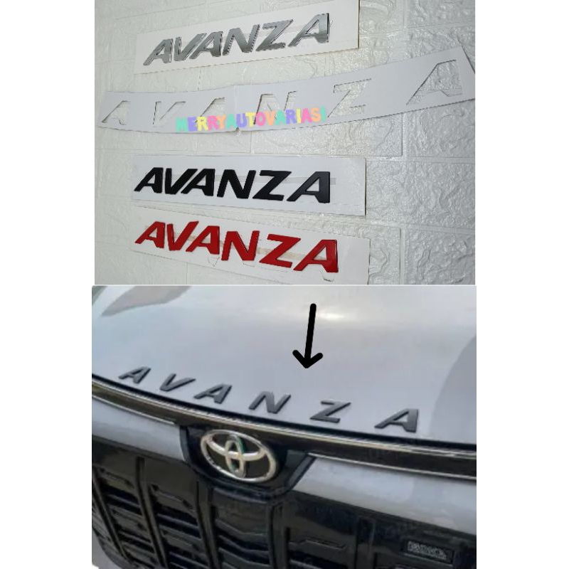 Emblem kap mesin Avanza 2022