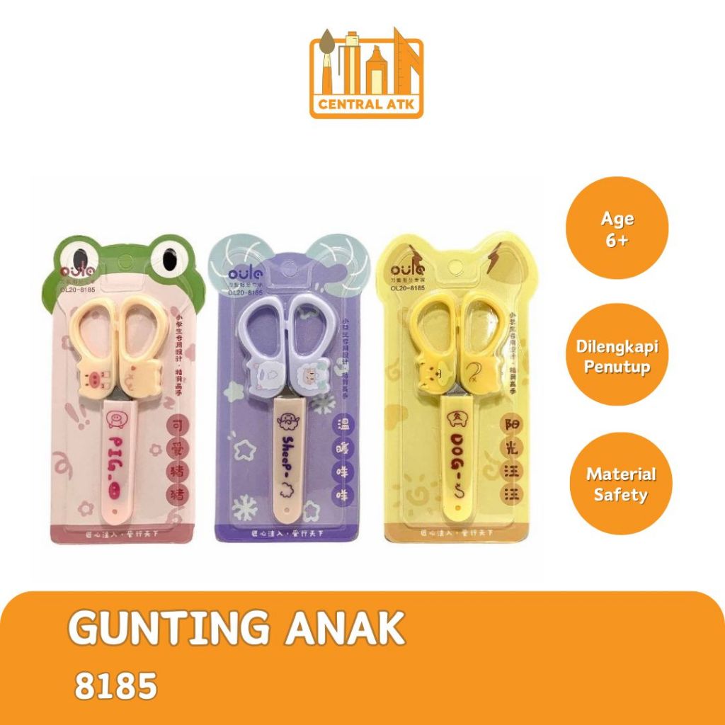 

SCISSORS | GUNTING ANAK OL20-8185 (1 PCS)