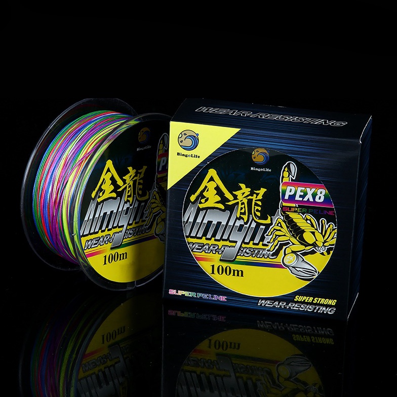 Senar Pancing Jepang PE 1m Jalinan Memancing Anti Gigitan Kuat Garis Senar Pancing Kuat Dan Anti Ker