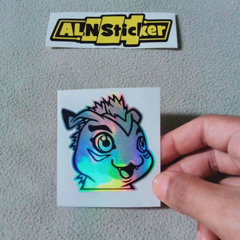 stiker cutting hologram anime Digimon / stiker anime Digimon lucu