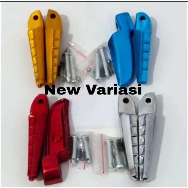 Step Chrome Belakang Yamaha GT M3 Mio J soul Footstep Belakang Motor CNC pijakan Kaki Yamaha Mio