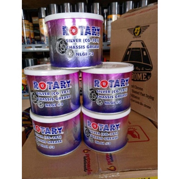 GREASE GEMUK STEMPET ROTARY SILVER CHASSIS GREASE 25g  25kg BENING