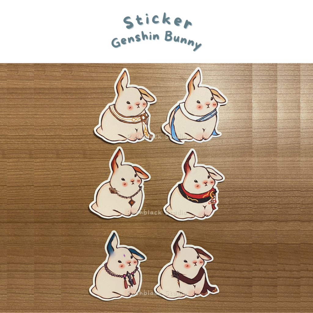 

Poshblack | Genshin Stiker - Bunny Edition