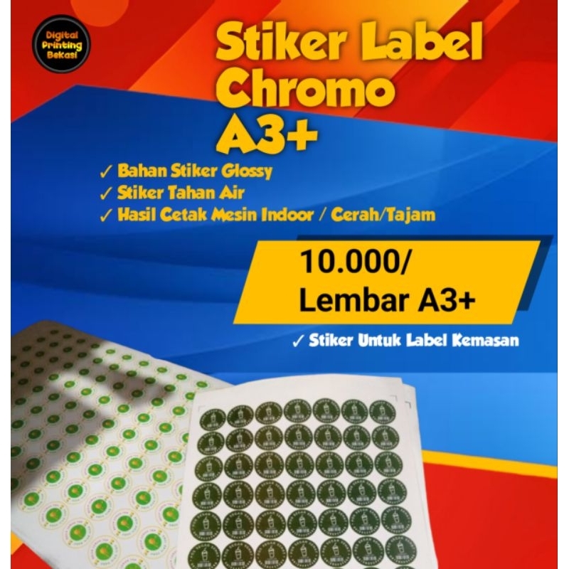 

stiker label chromo