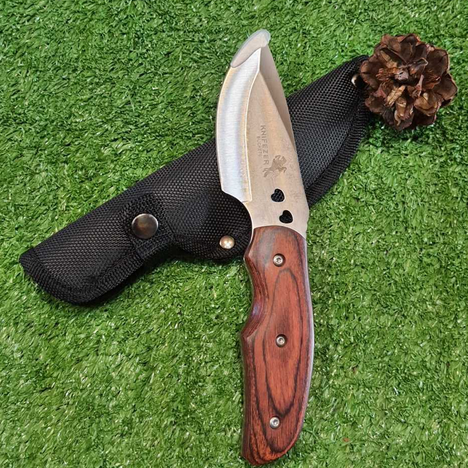 PISAU BUCK 076 BROWN KNIFEZER SERIES ORIGINAL PISAU OUTDOOR PISAU CAMPING KNIFEZER MURAH PISAU LIPAT