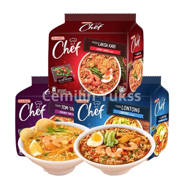 

KODE DWV586 Mamee Chef Mie Instant Curry Laksa Mamee Creamy Tomyam 88g