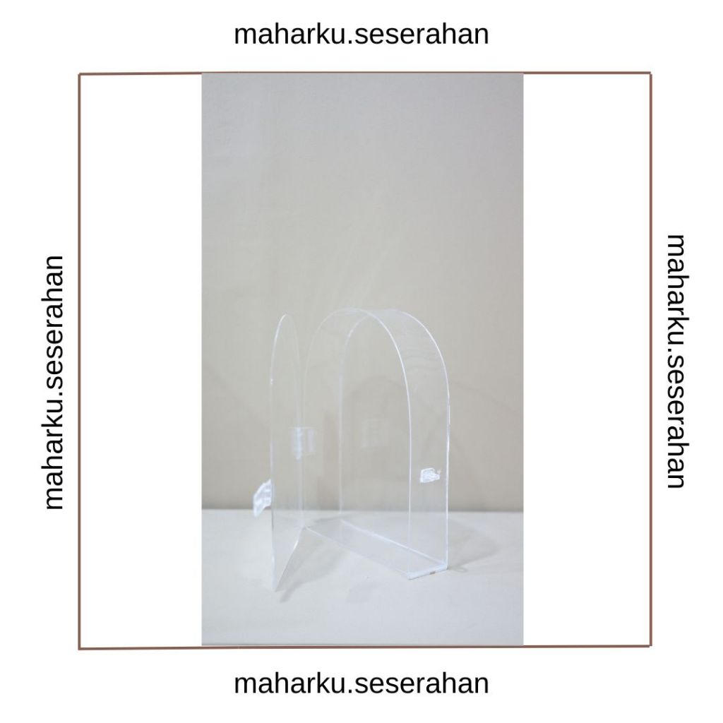 TERMURAH FRAME MAHAR Figura Frame Mahar Akrilik Dome / Frame Mahar Akrilik Kubah / Frame Mahar Akril