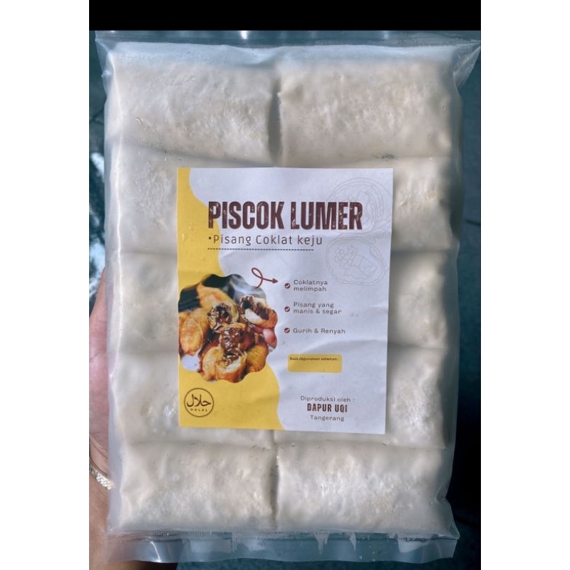 

Pisang Coklat Original/Coklat Keju/Rasa 0reo (Piscok Lumer) Dapur Uqi Isi 10pcs