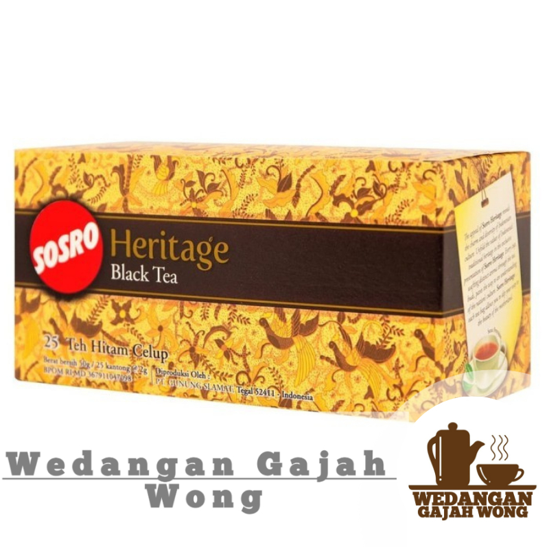 

TEH SOSRO HERITAGE BLACK TEA 25 KANTONG